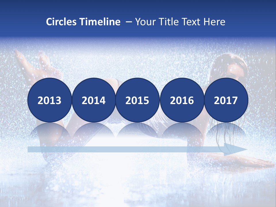 Drops Young Shine PowerPoint Template