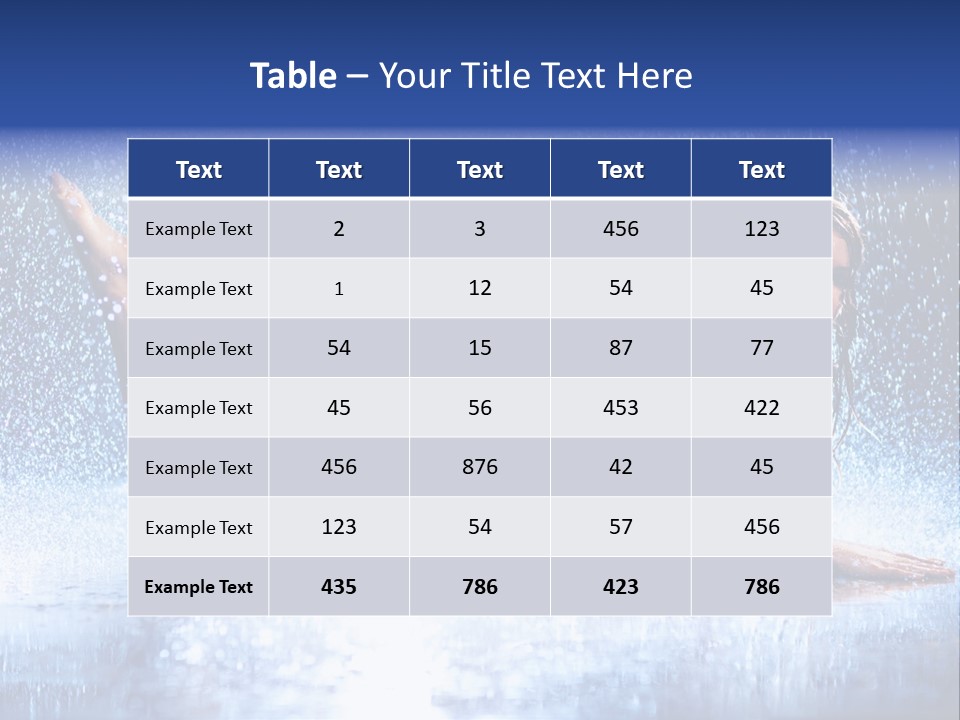 Drops Young Shine PowerPoint Template