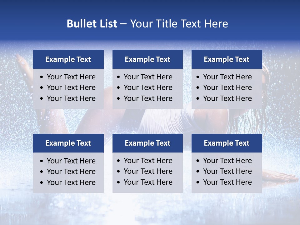 Drops Young Shine PowerPoint Template