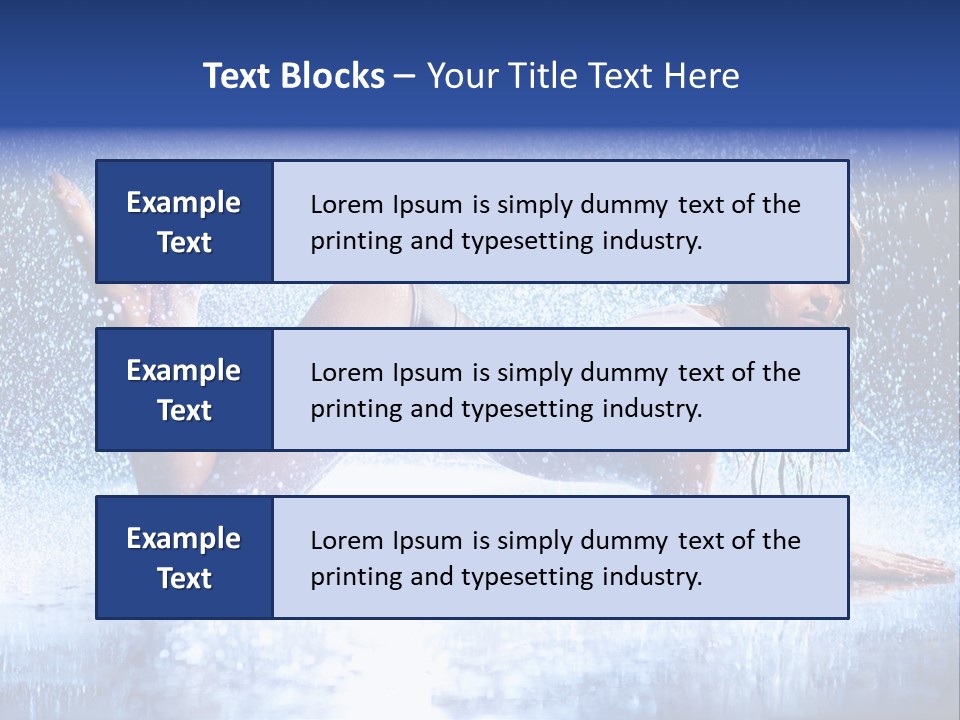 Drops Young Shine PowerPoint Template