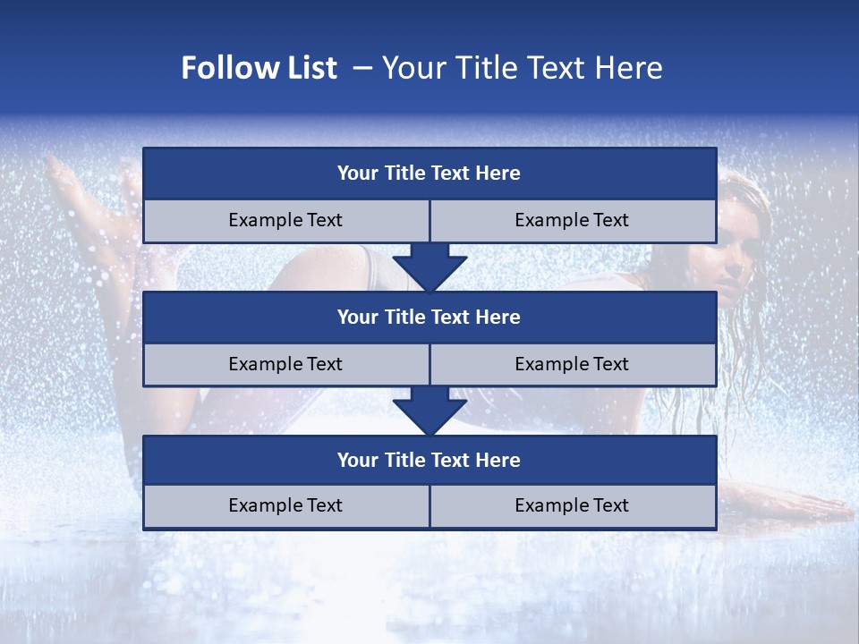 Drops Young Shine PowerPoint Template