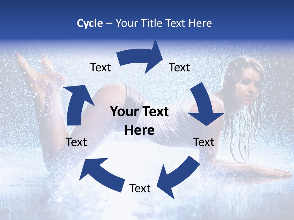 Drops Young Shine PowerPoint Template