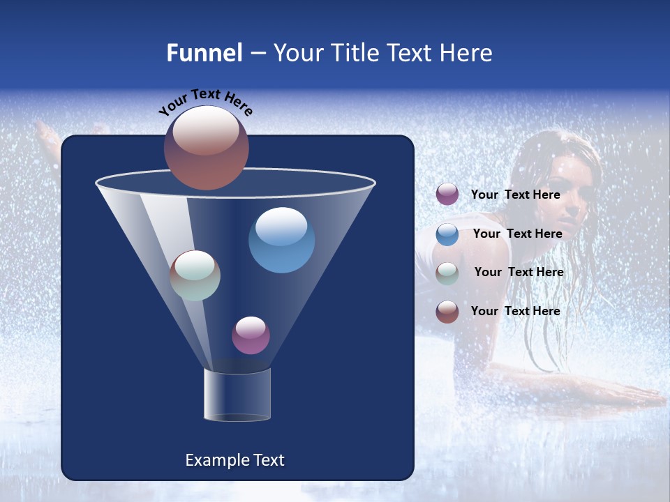 Drops Young Shine PowerPoint Template