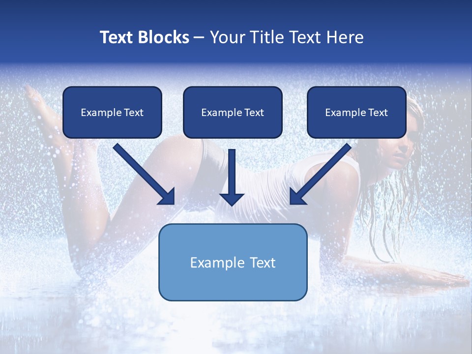 Drops Young Shine PowerPoint Template