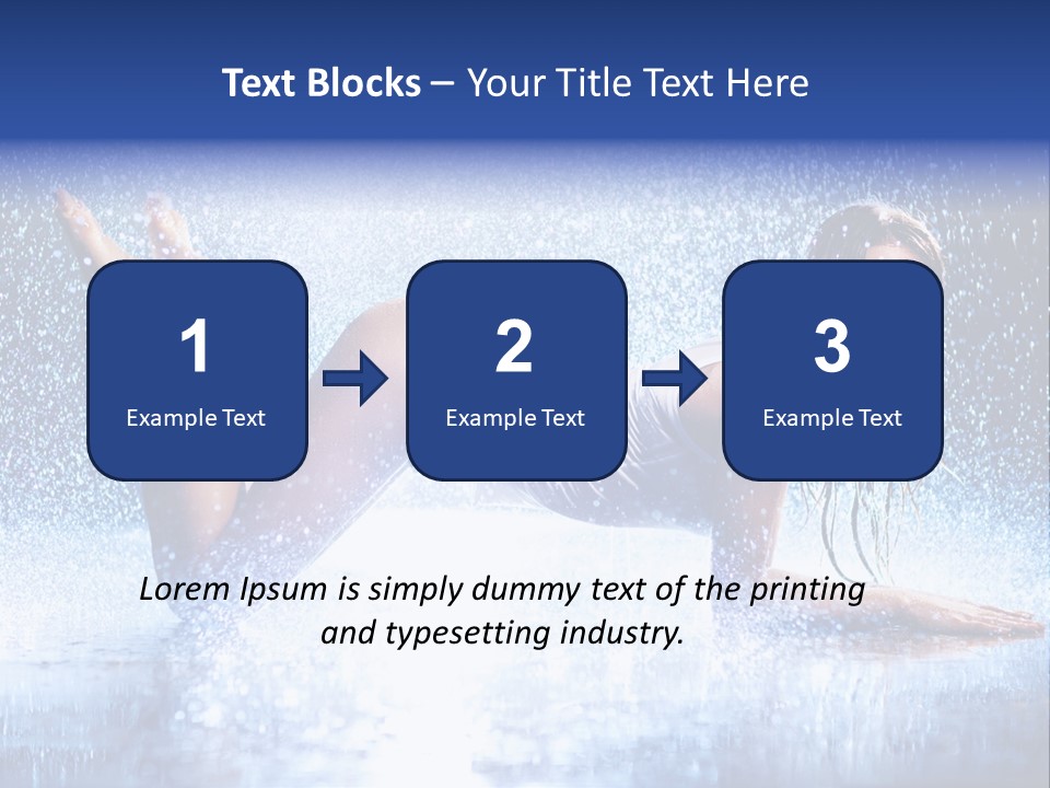 Drops Young Shine PowerPoint Template