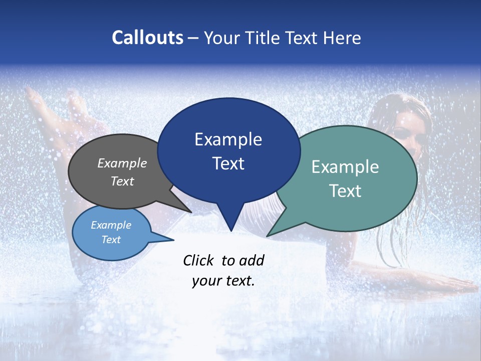 Drops Young Shine PowerPoint Template