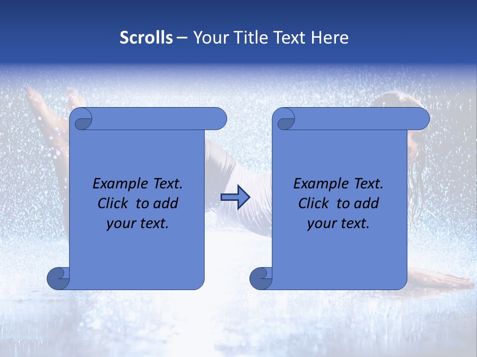 Drops Young Shine PowerPoint Template