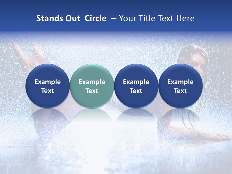 Drops Young Shine PowerPoint Template