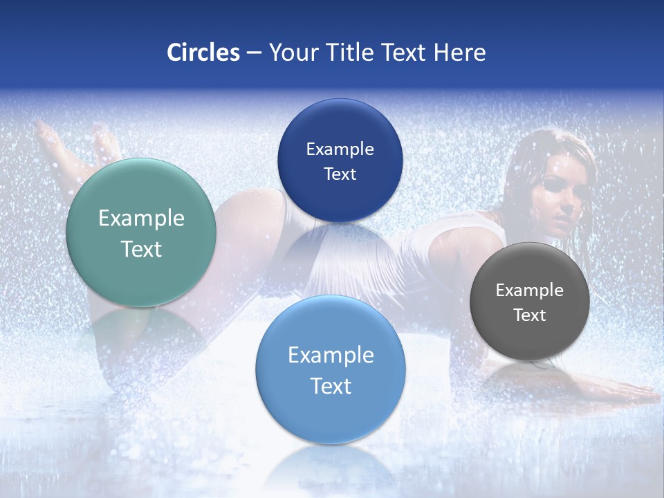 Drops Young Shine PowerPoint Template