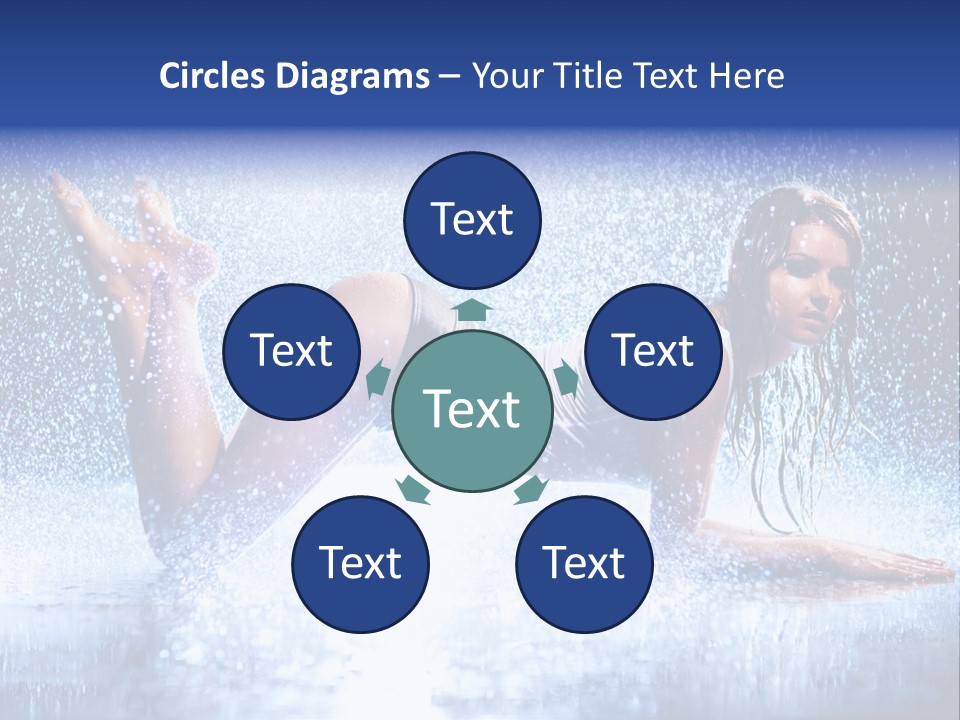 Drops Young Shine PowerPoint Template