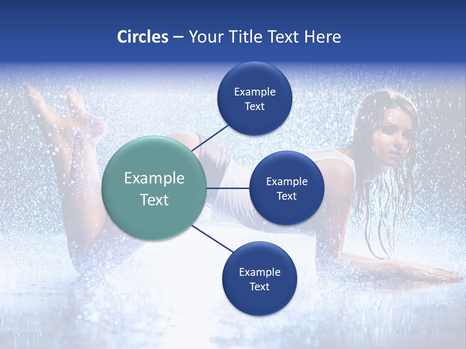 Drops Young Shine PowerPoint Template