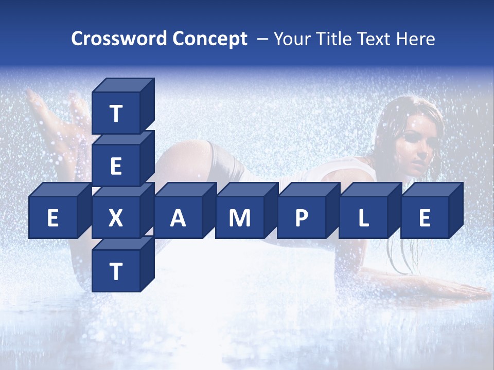 Drops Young Shine PowerPoint Template