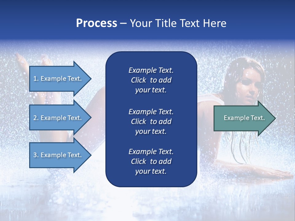 Drops Young Shine PowerPoint Template