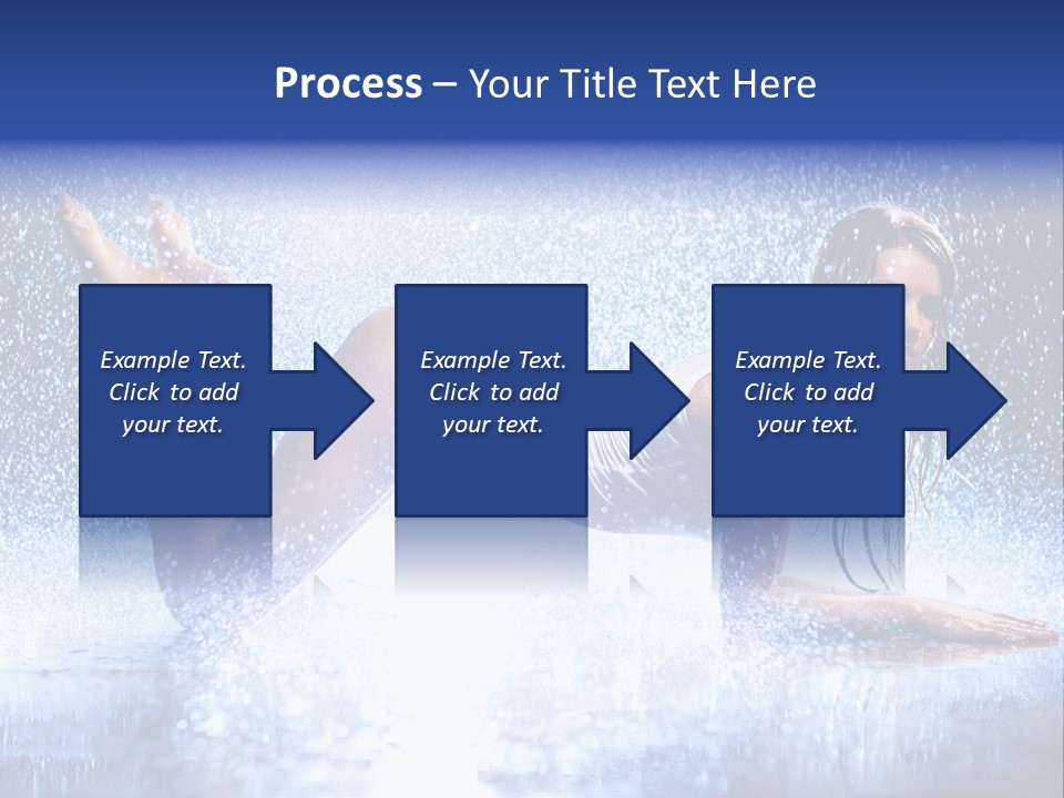 Drops Young Shine PowerPoint Template