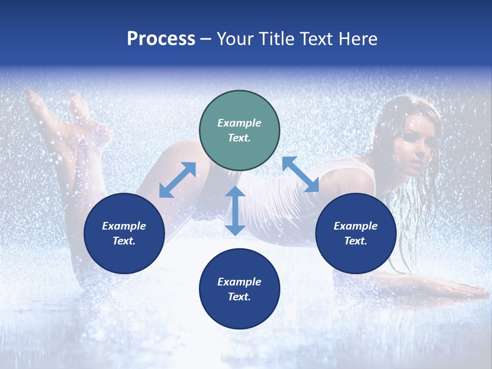 Drops Young Shine PowerPoint Template