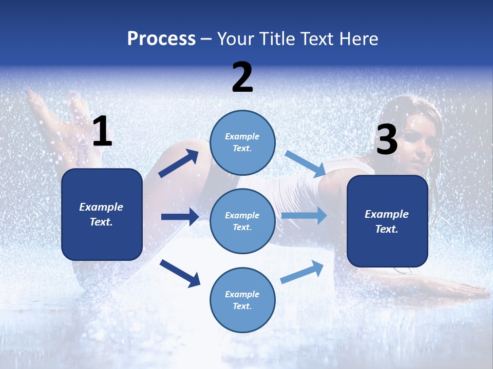 Drops Young Shine PowerPoint Template