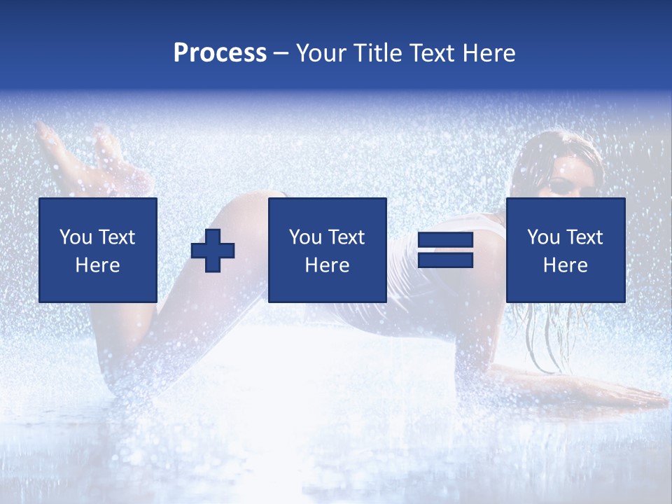 Drops Young Shine PowerPoint Template