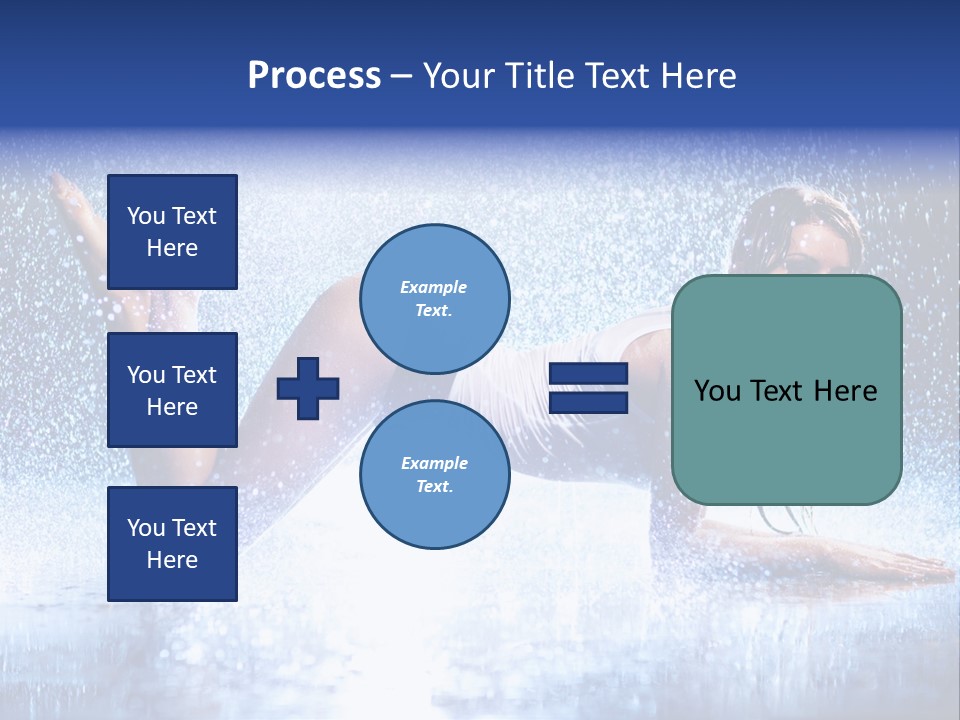Drops Young Shine PowerPoint Template