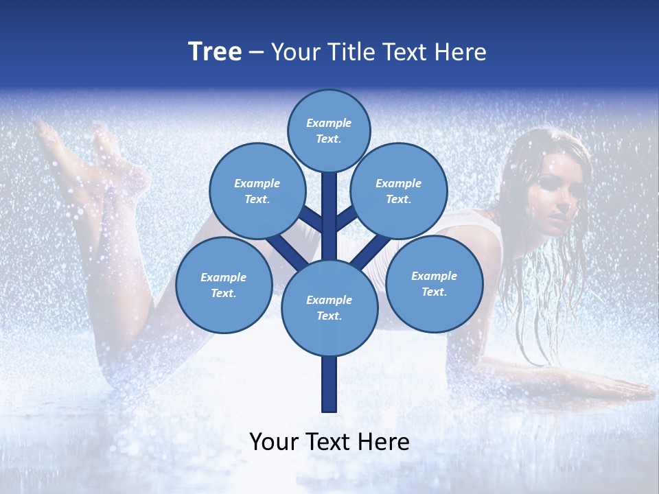 Drops Young Shine PowerPoint Template