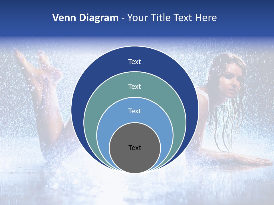 Drops Young Shine PowerPoint Template