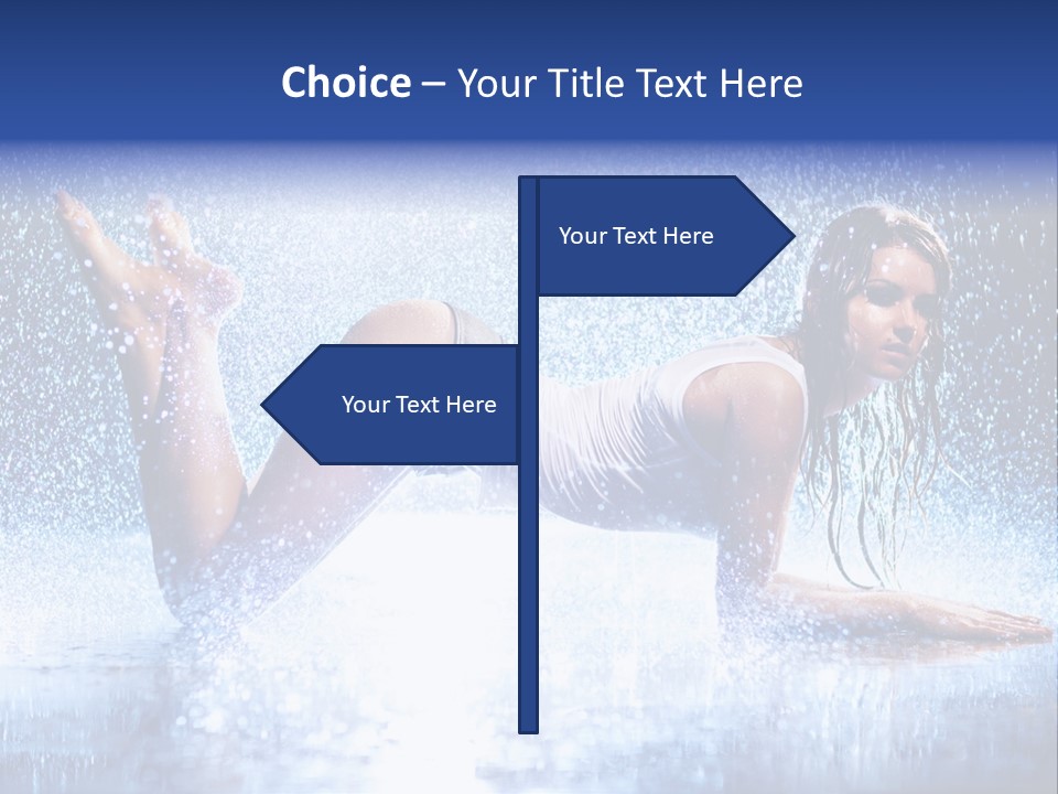 Drops Young Shine PowerPoint Template