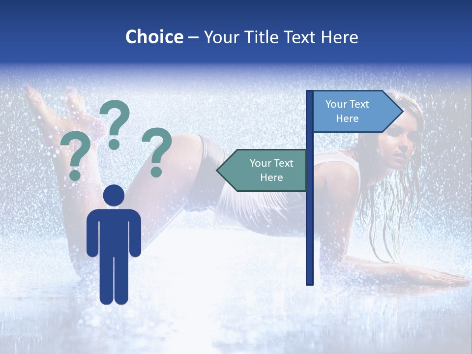 Drops Young Shine PowerPoint Template