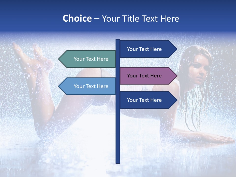 Drops Young Shine PowerPoint Template