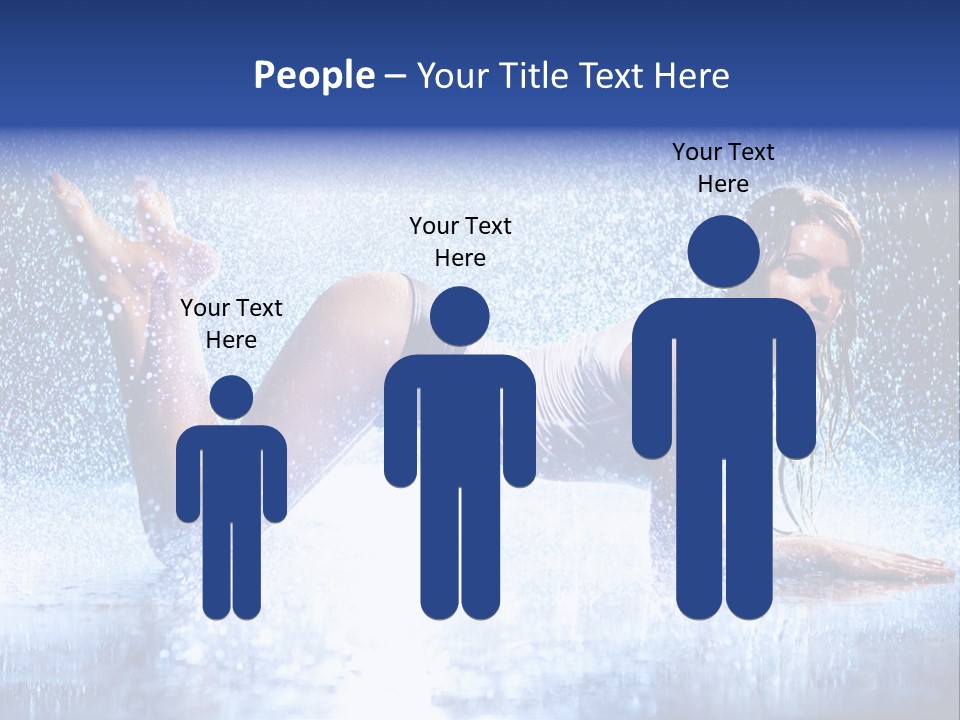 Drops Young Shine PowerPoint Template