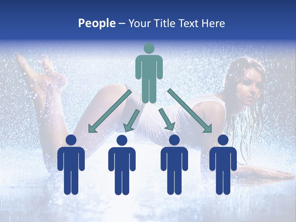 Drops Young Shine PowerPoint Template