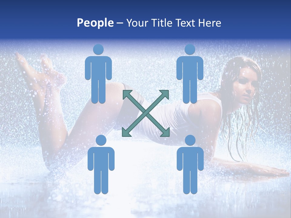 Drops Young Shine PowerPoint Template