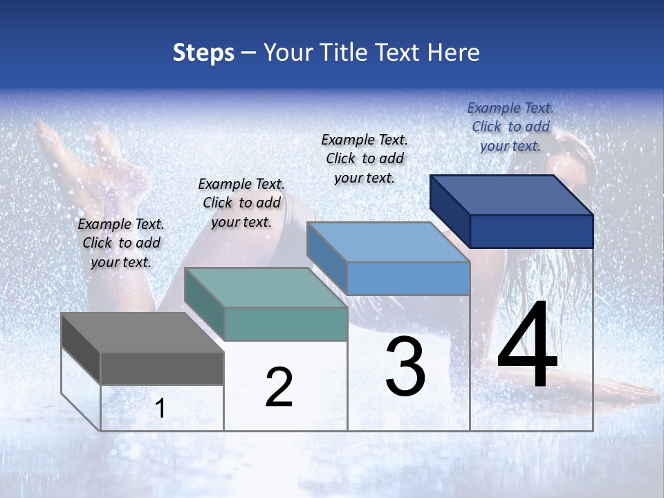 Drops Young Shine PowerPoint Template