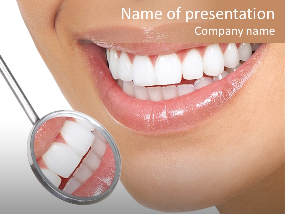 Dentistry Dental Face PowerPoint Template