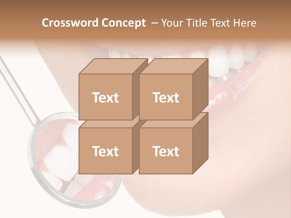 Dentistry Dental Face PowerPoint Template