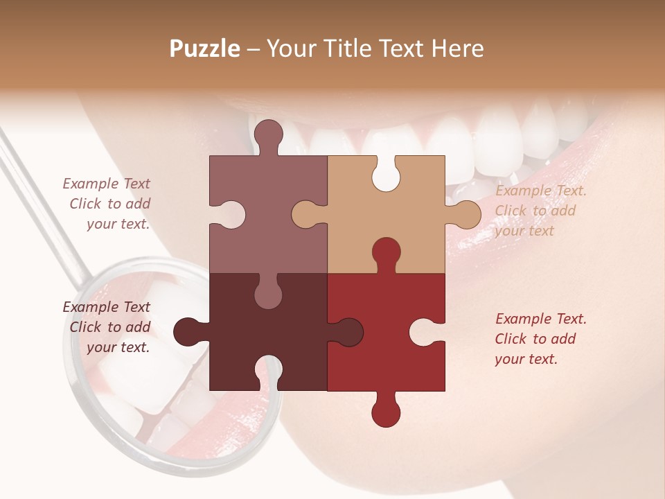 Dentistry Dental Face PowerPoint Template