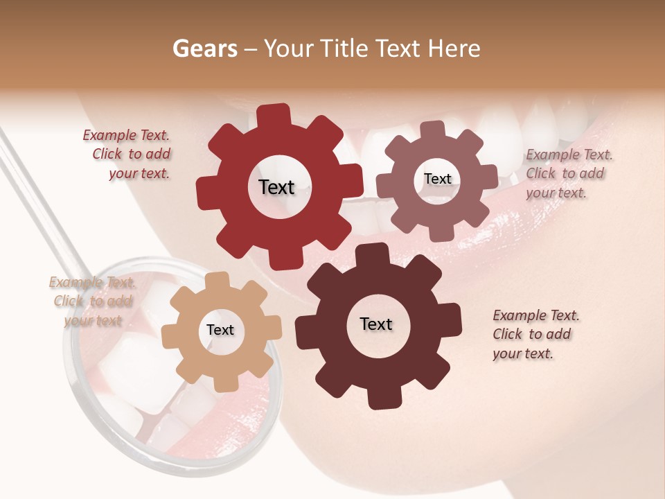 Dentistry Dental Face PowerPoint Template