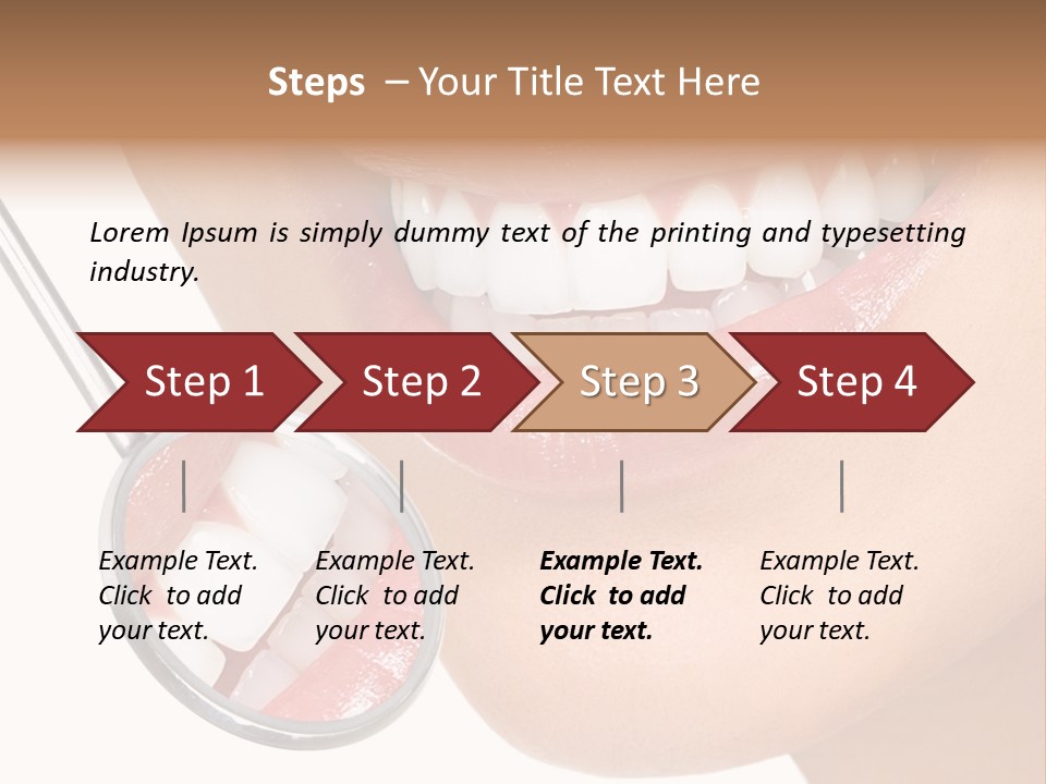 Dentistry Dental Face PowerPoint Template