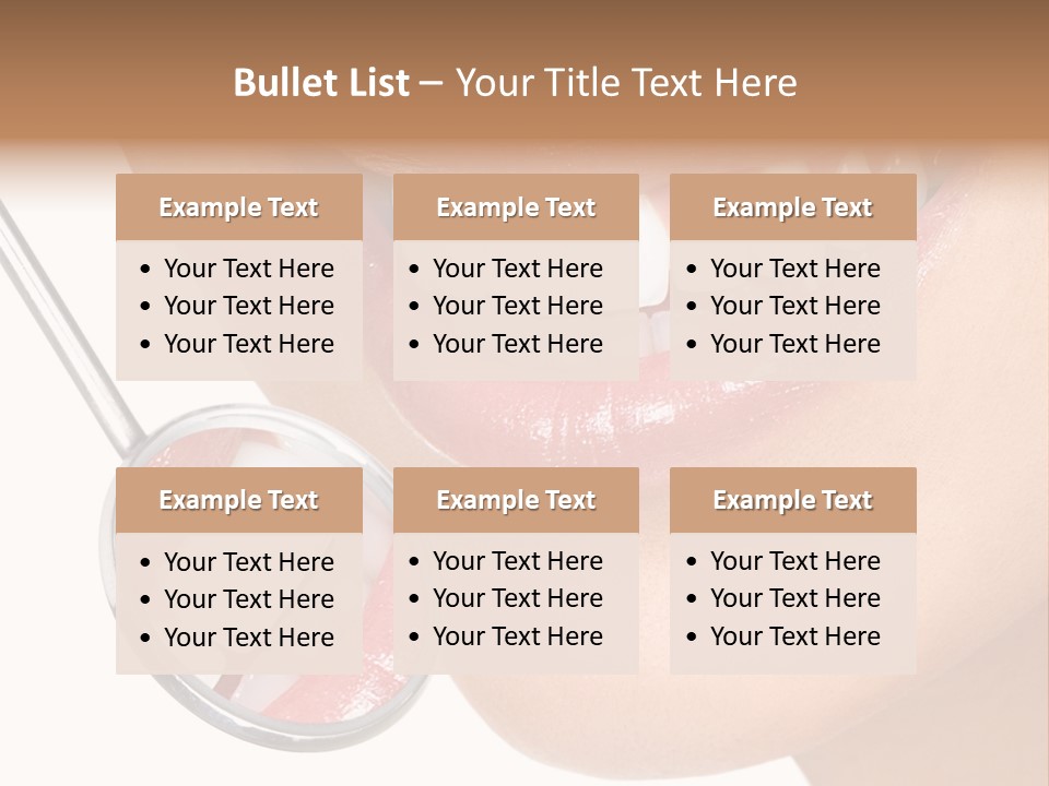 Dentistry Dental Face PowerPoint Template