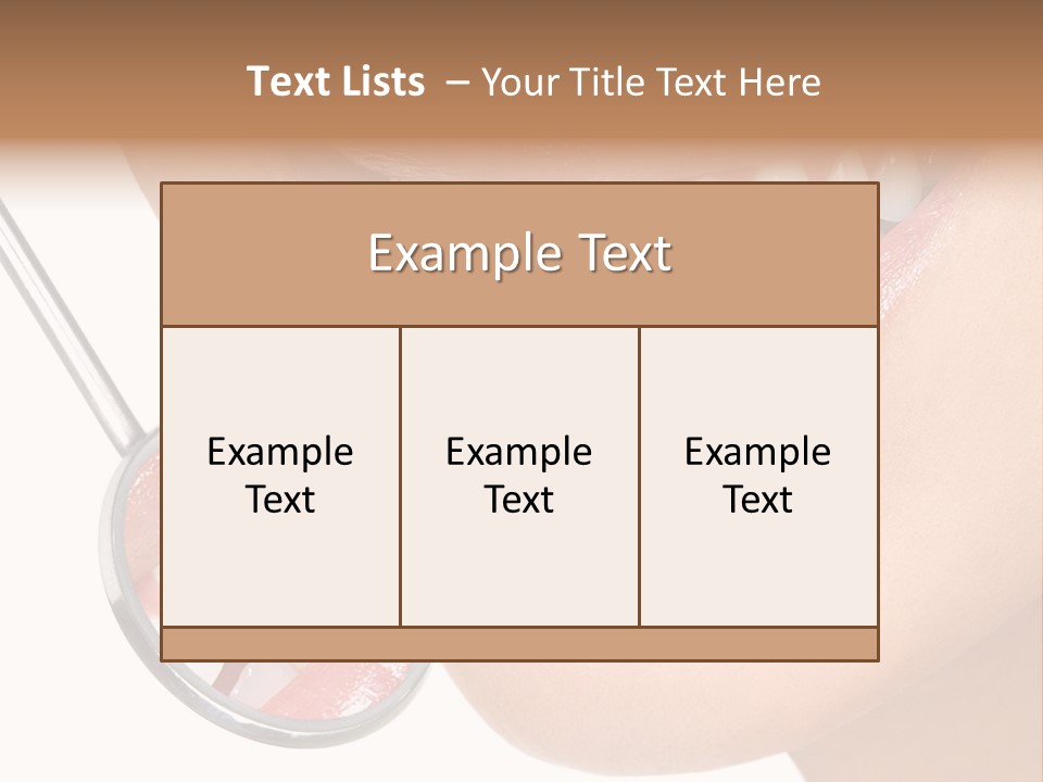 Dentistry Dental Face PowerPoint Template