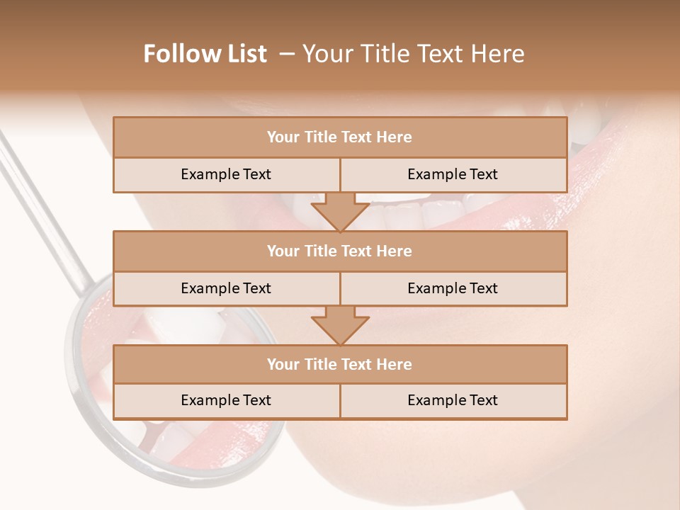 Dentistry Dental Face PowerPoint Template