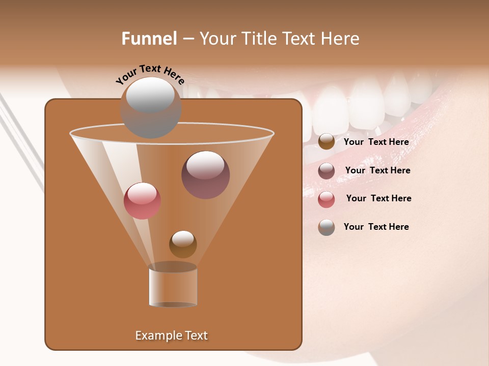 Dentistry Dental Face PowerPoint Template