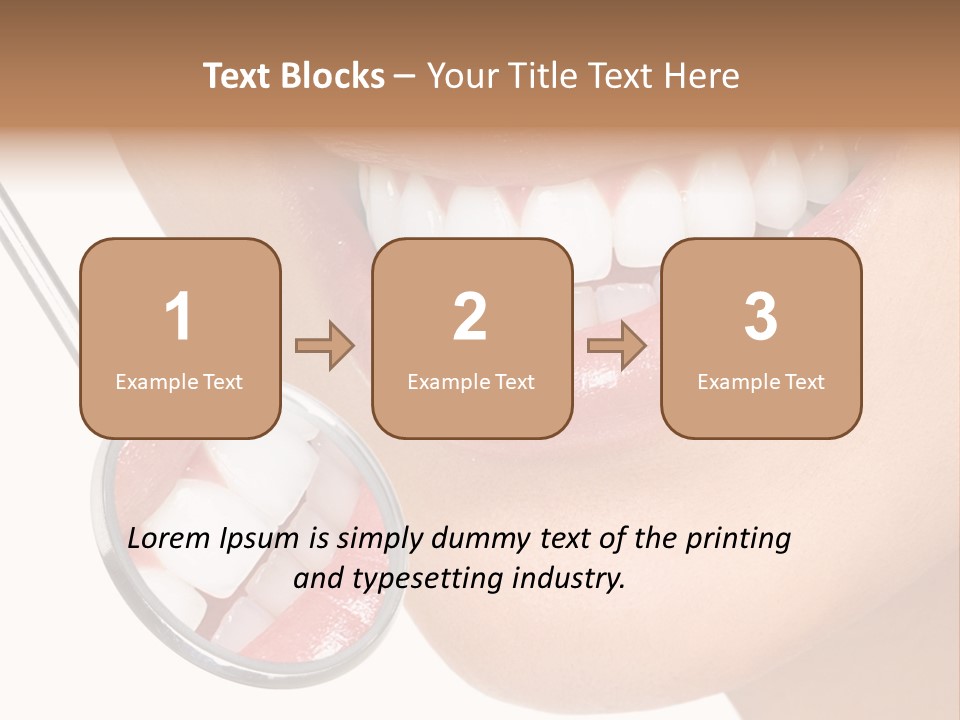 Dentistry Dental Face PowerPoint Template