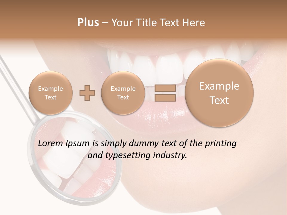 Dentistry Dental Face PowerPoint Template