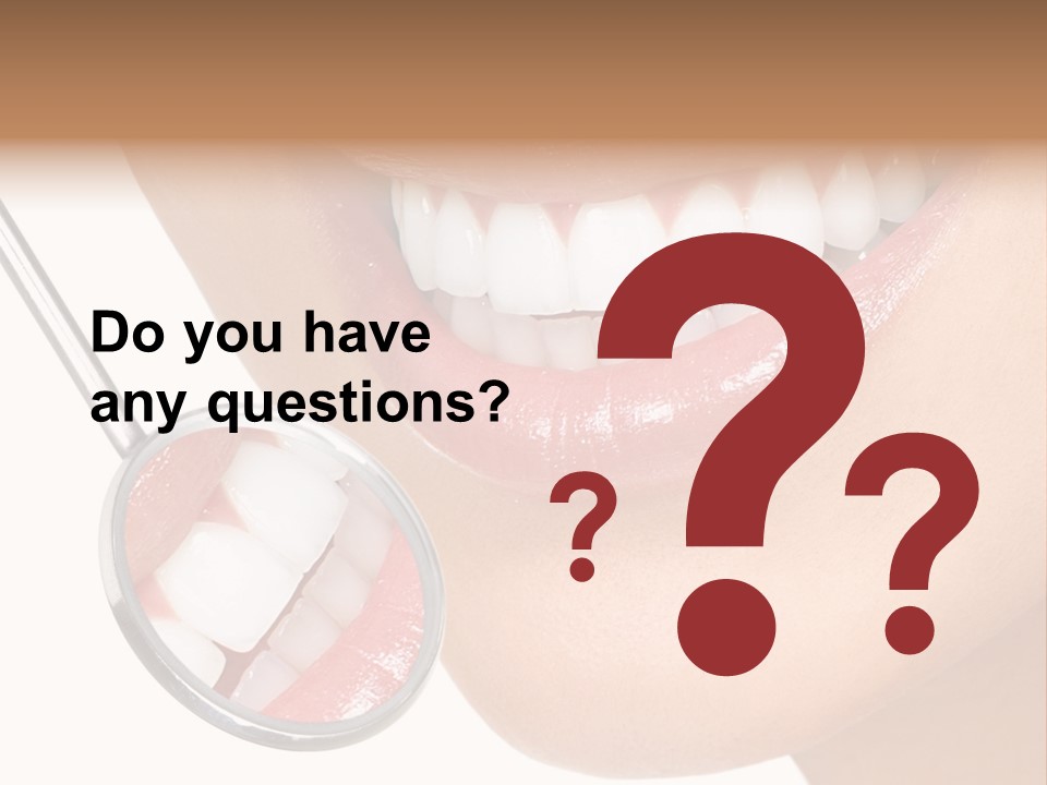 Dentistry Dental Face PowerPoint Template