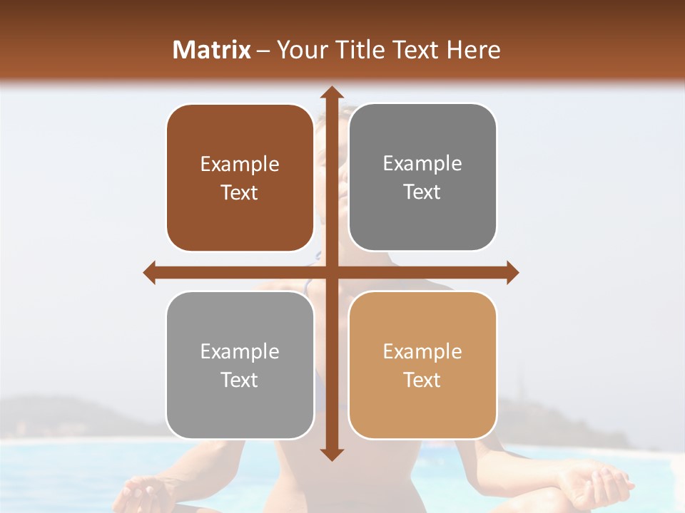Adult Sky Concentration PowerPoint Template