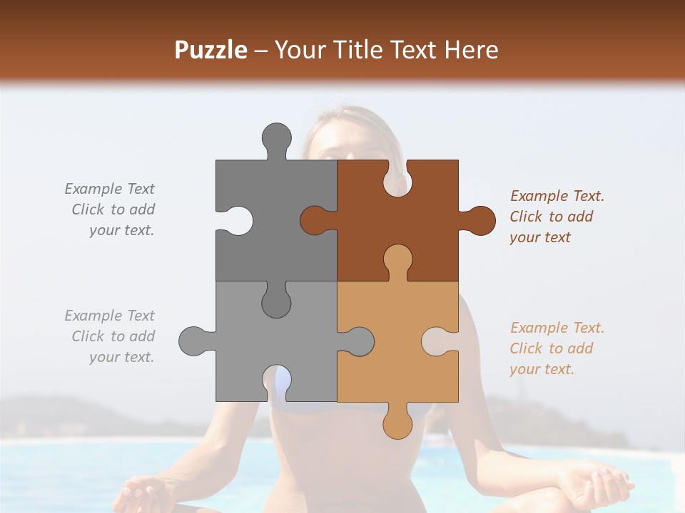 Adult Sky Concentration PowerPoint Template