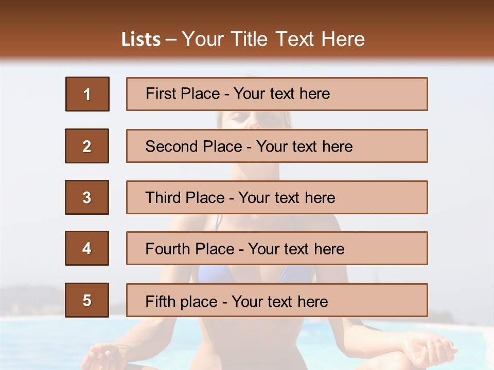 Adult Sky Concentration PowerPoint Template