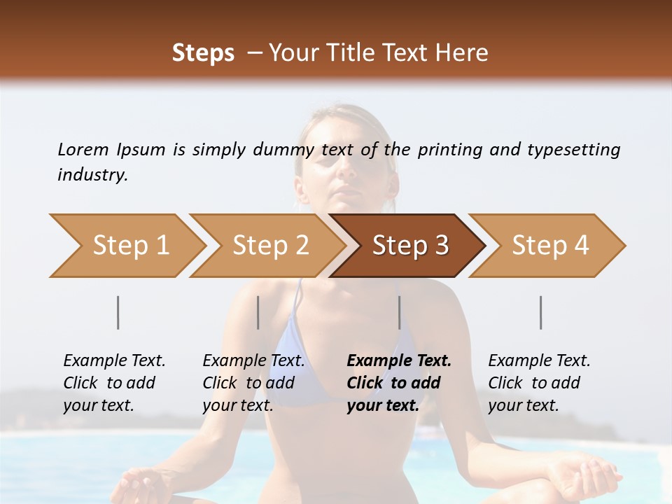 Adult Sky Concentration PowerPoint Template