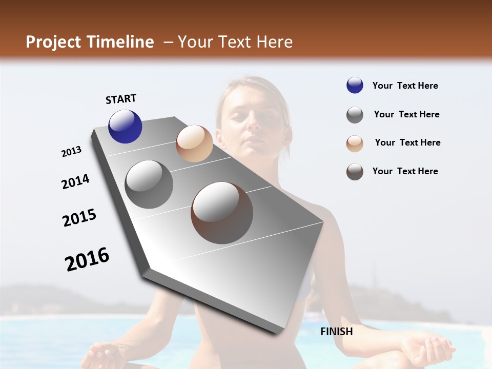 Adult Sky Concentration PowerPoint Template