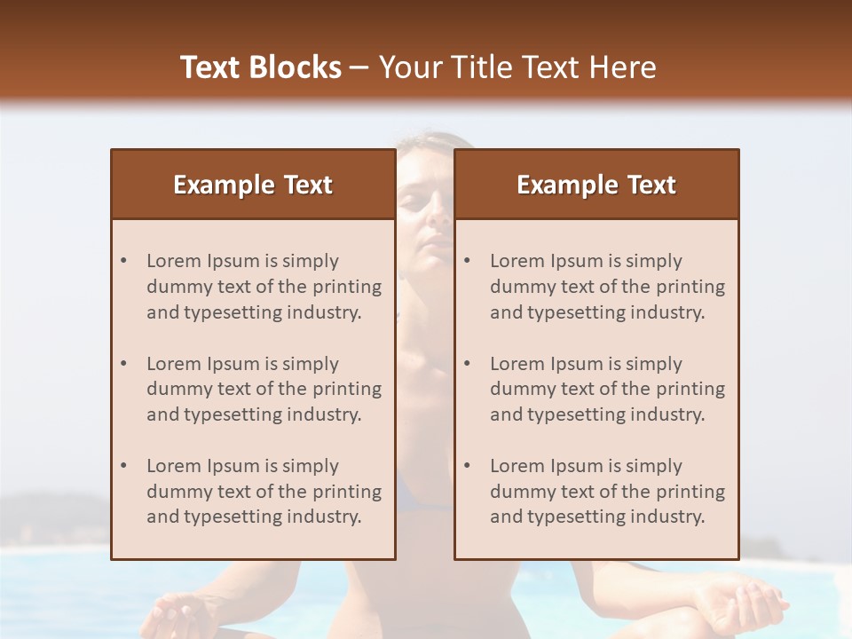Adult Sky Concentration PowerPoint Template