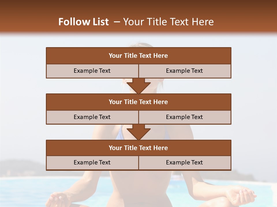 Adult Sky Concentration PowerPoint Template